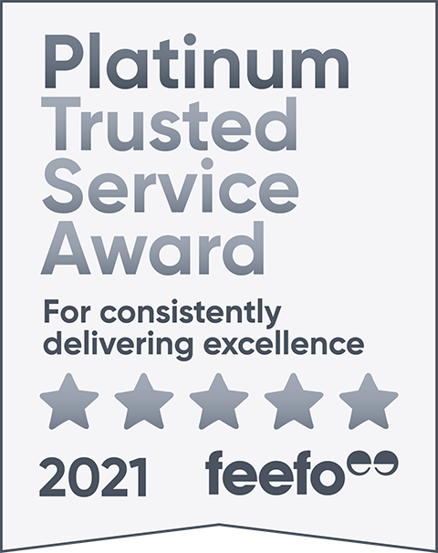 Feefo白金服务2021年标签灯