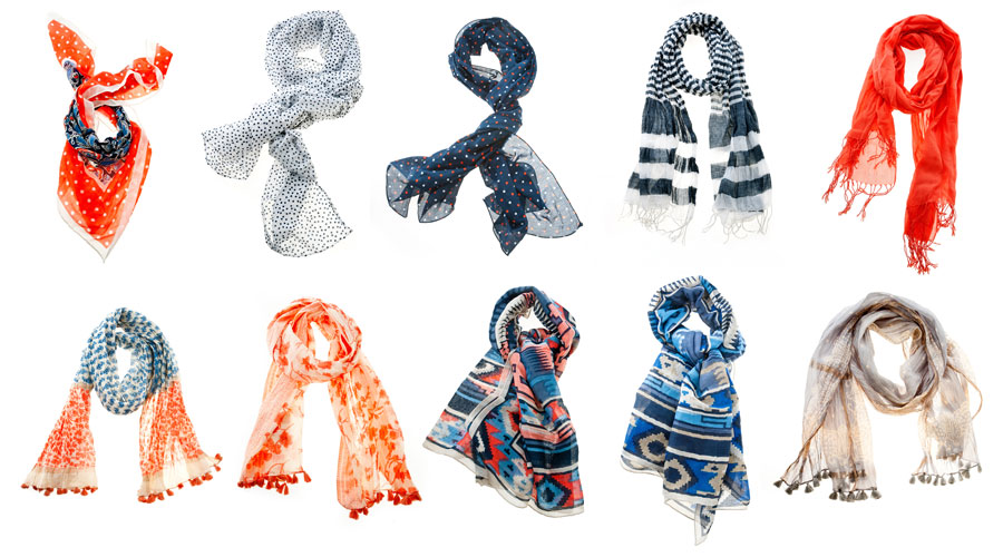 many scarves