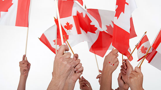 CanadaDayFlags