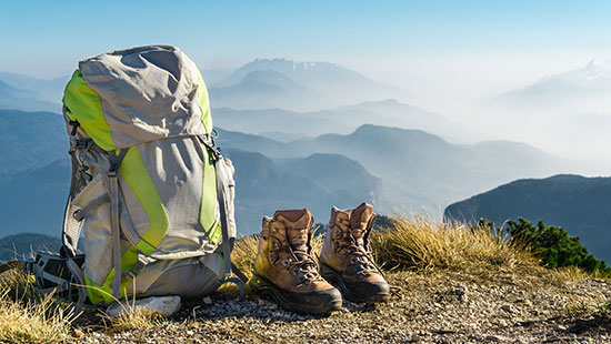 backpack hiking