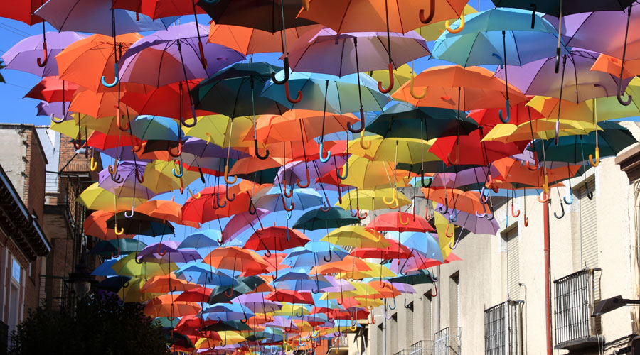 Umbrellas Madrid
