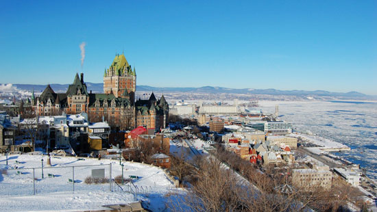 Winter in Quebec city