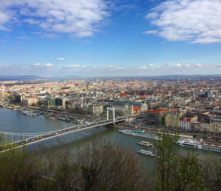 view from Gellert Hill