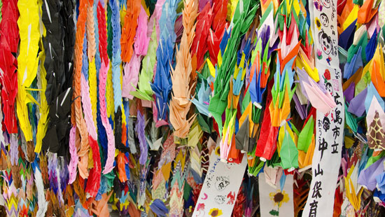 hiroshima paper cranes