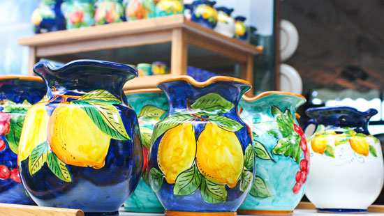 ceramics amalfi coast