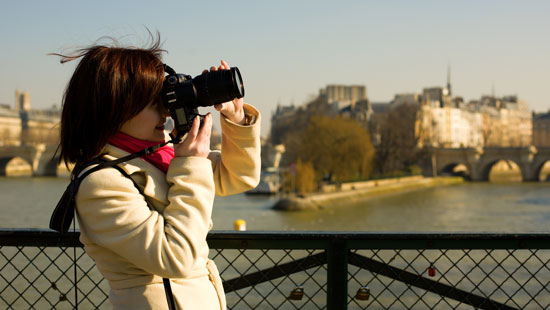 tourist taking photo