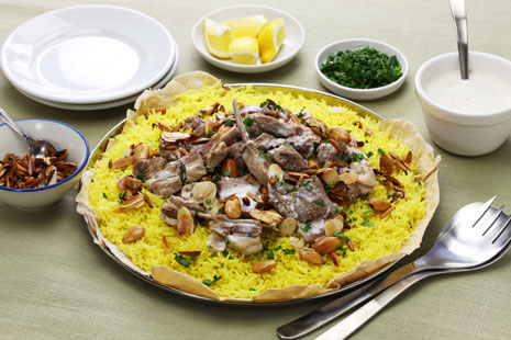 Mansaf Jordan National Dish