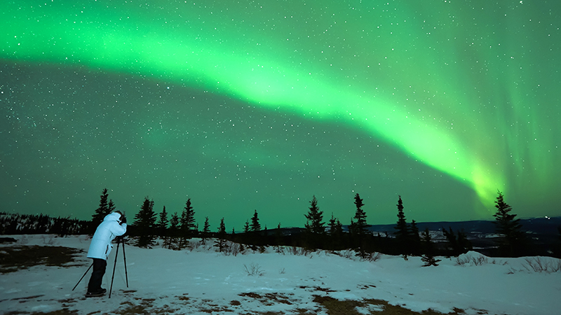 Northern lights Aurora Borealis photography