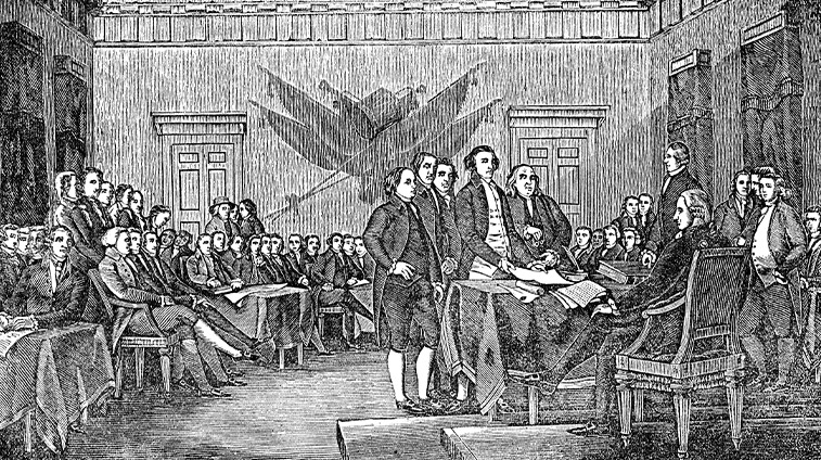 Signing the Declaration of Independence