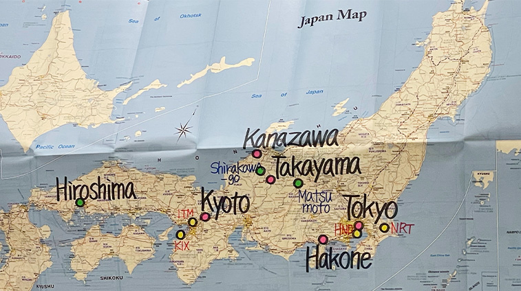 Japan Guide Map
