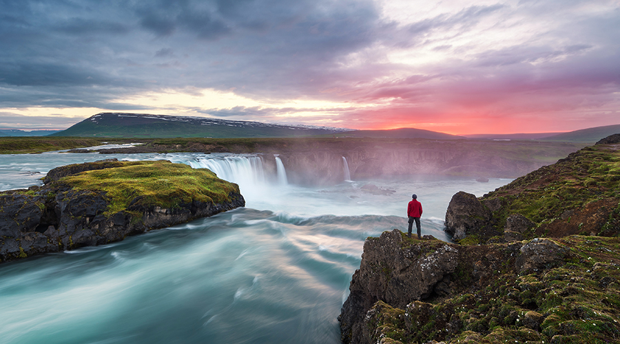 Godafoss waterfall Iceland