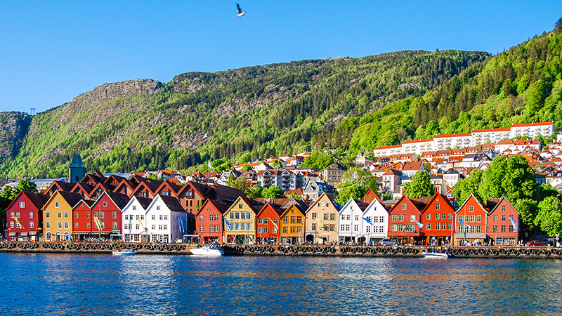 Bergen Norway waterfront