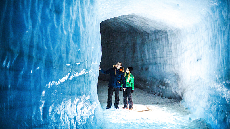 Glacier Langjokull Iceland