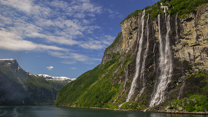 Seven Sisters Waterfall Geirangerfjord