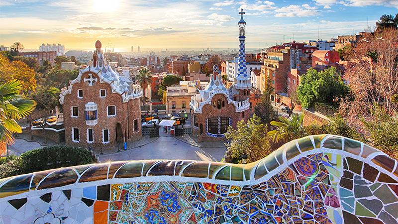 Park Guell Barcelona Spain