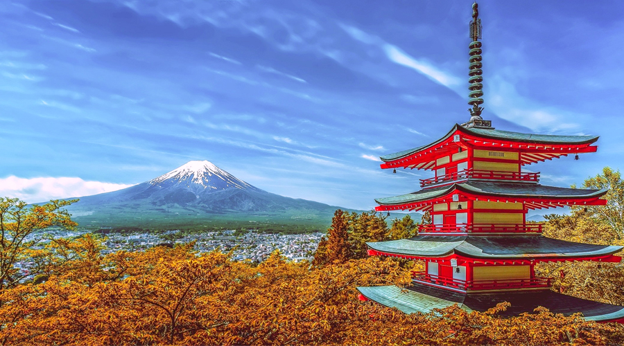 Chureito Pagoda Japan Header