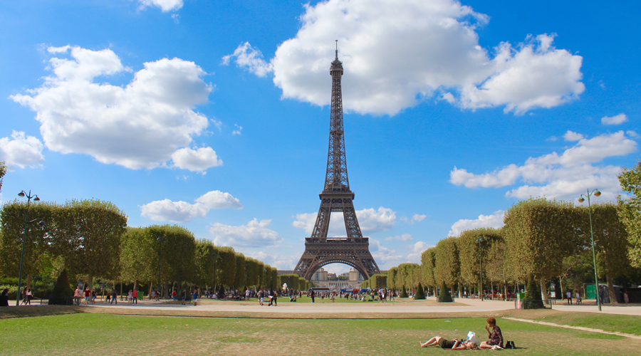 Eiffel Tower ParisFrance Header