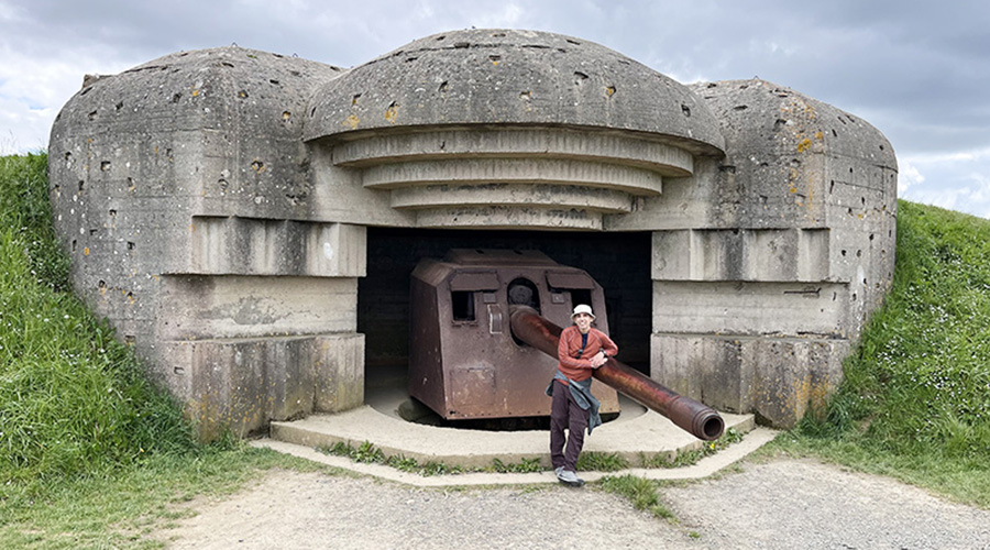 German Artillery Longues sur Mer Normandy France 2