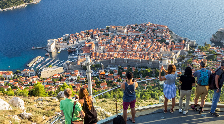 Croatia Dubrovnik overview