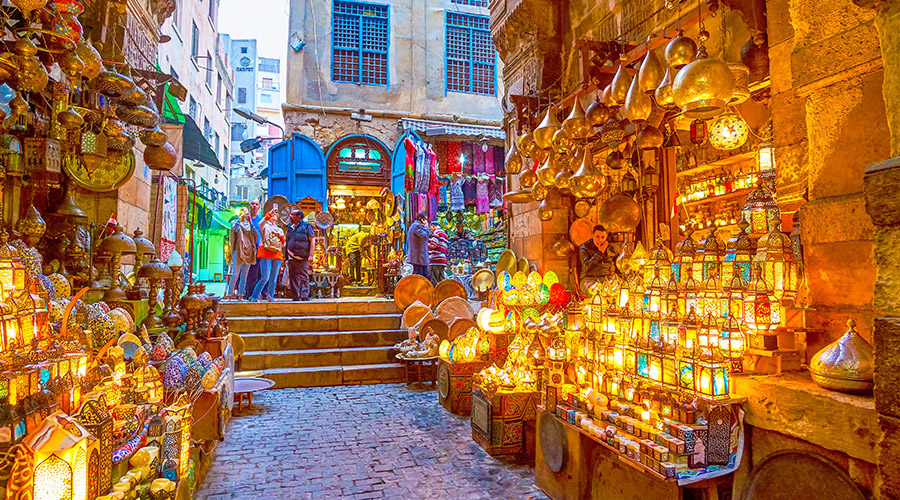 Egypt Cairo market shopping