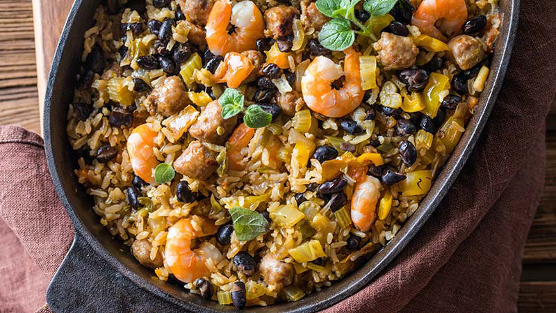 New Orleans cooking jambalaya