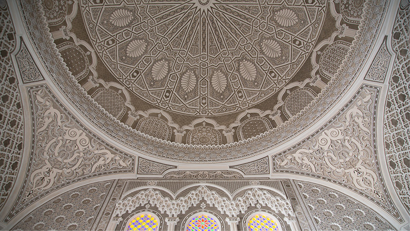 Morocco architecture dome muqarnas