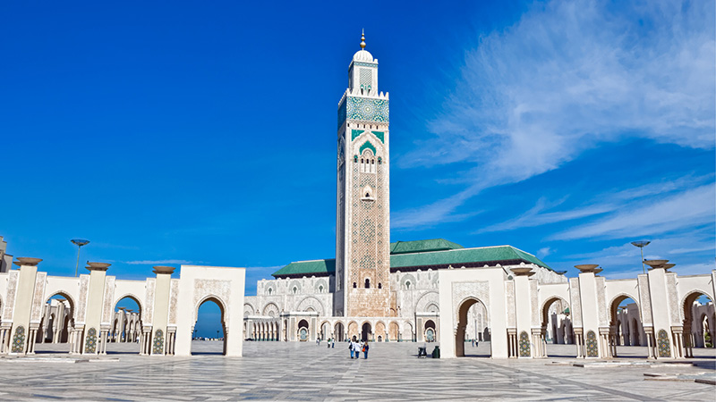 Morocco architecture Hassan Mosque 2