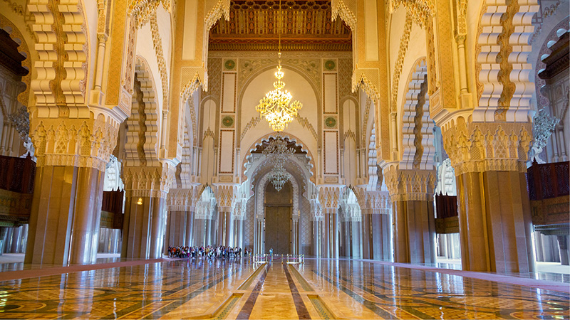 Morocco architecture Hassan Mosque 3