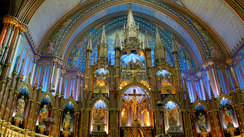 Notre Dame Basilica Quebec Canada