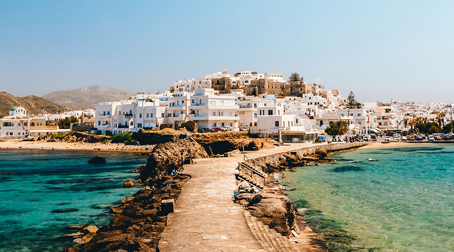 Naxos town Greece