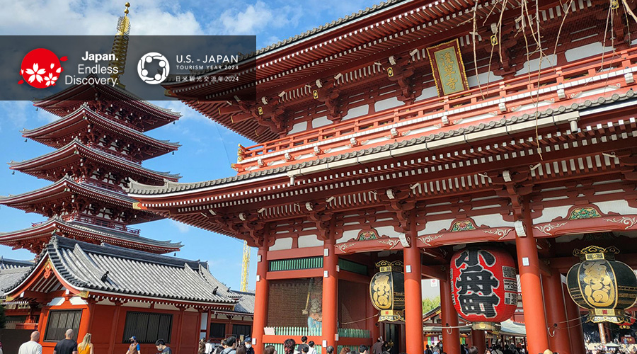 Japan Asaakusa Sensoji Temple Logo