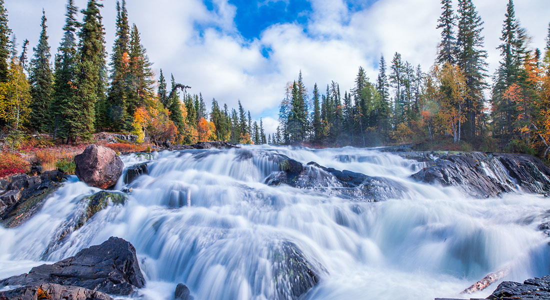 cameron river falls cameron canada