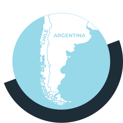 map of Patagonia