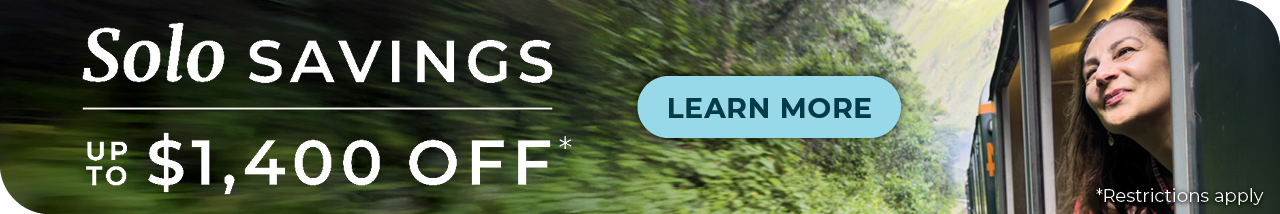 Save up to $1,400 on Solo Travel