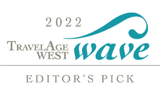 2022 TravelAge West WAVE Editors Pick Logo