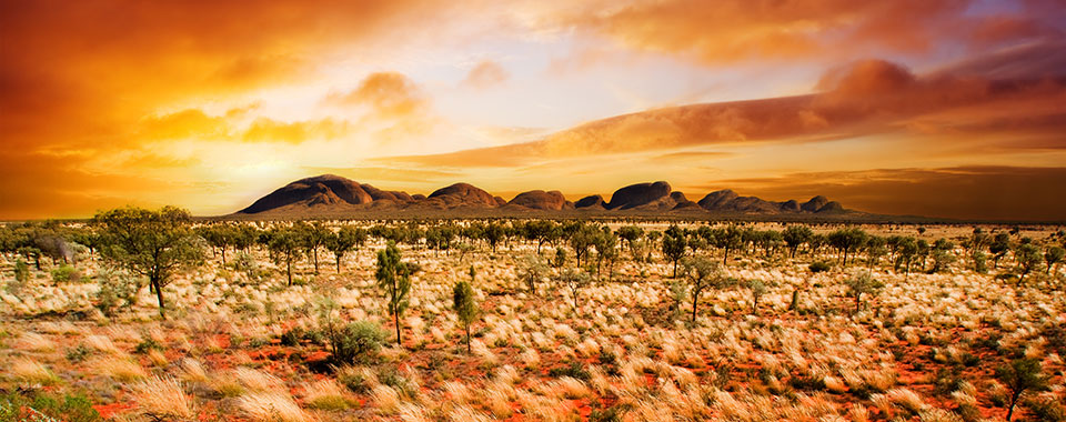 Olga Desert Sunset - Australia - Collette