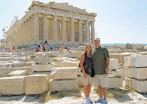 Athens Acropolis Couple - Collette