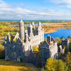 Dromore Castle Limerick Ireland  AdobeStock 168443804