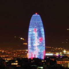 Torre Agbar Barcelona spain AdobeStock 74687512
