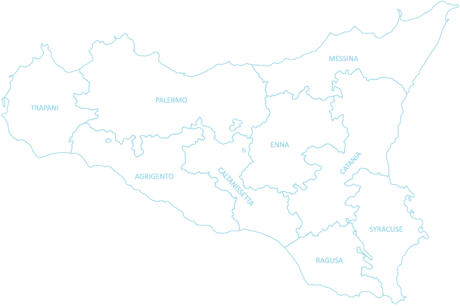 Map of Sicily