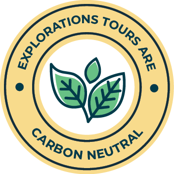 Explorations tours are carbon neutral