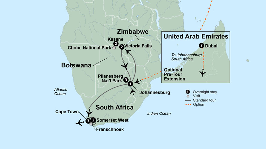 Exploring South Africa, Victoria Falls, and Botswana