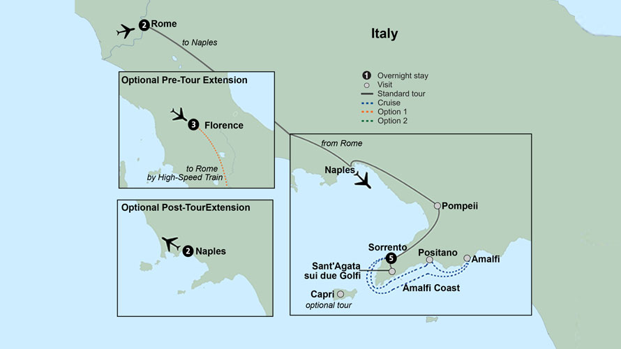 Rome, Sorrento & the Amalfi Coast