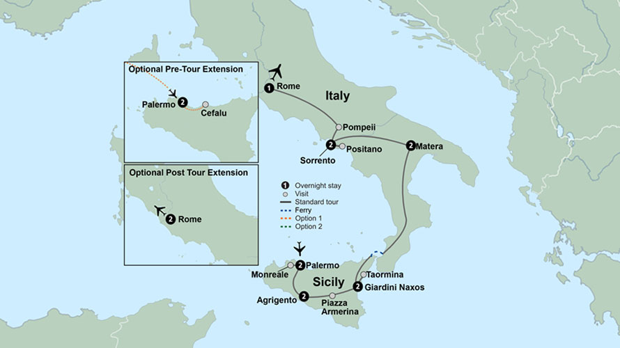 Southern Italy & Sicily