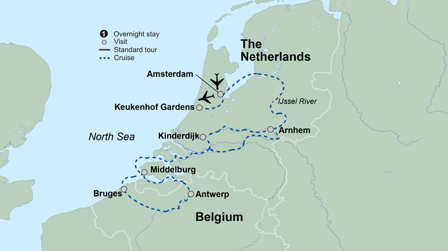 Holland and Belgium Springtime River Cruise Holland and Belgium Springtime River Cruise