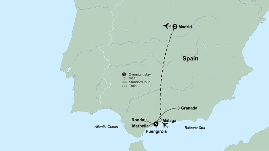 Spain's Costa del Sol & Madrid