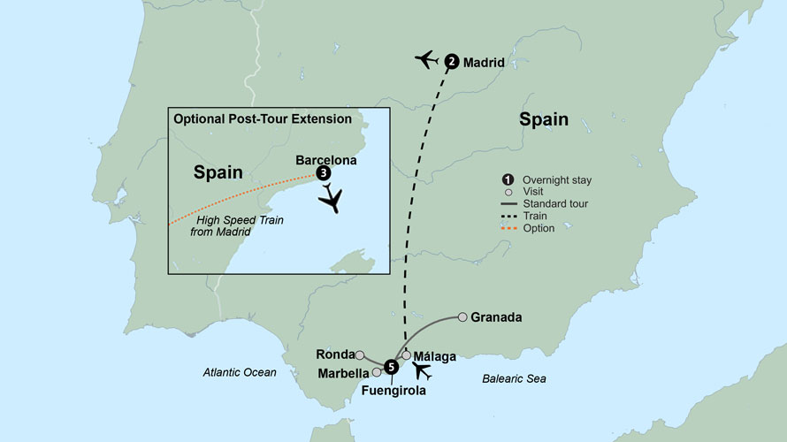 Spain's Costa del Sol & Madrid Discovery Spain's Costa del Sol & Madrid Discovery