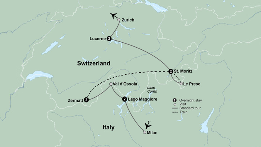 Alpine Lakes & Scenic Trains Alpine Lakes & Scenic Trains