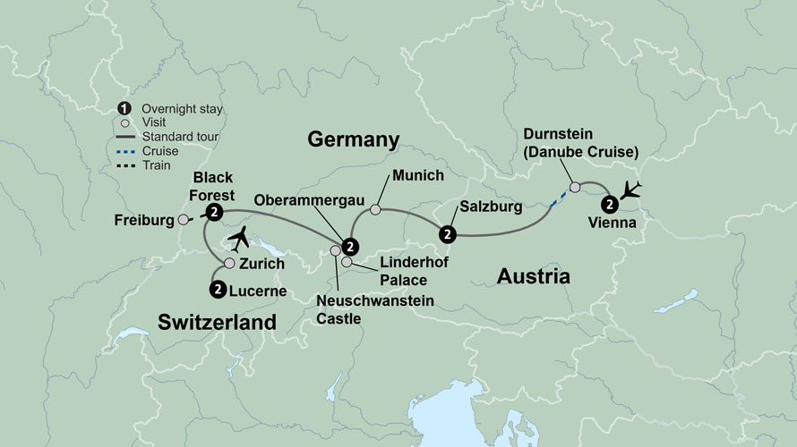 Exploring the Alpine Countries
