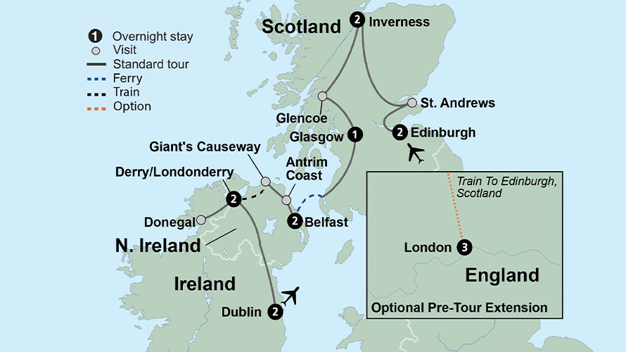 Exploring Scotland & Ireland